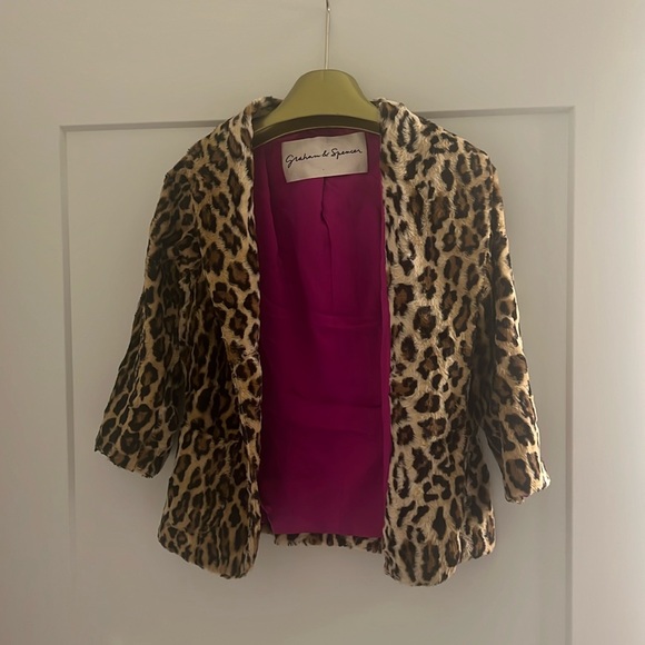 Velvet by Graham & Spencer Jackets & Blazers - Graham and Spencer leopard jacket